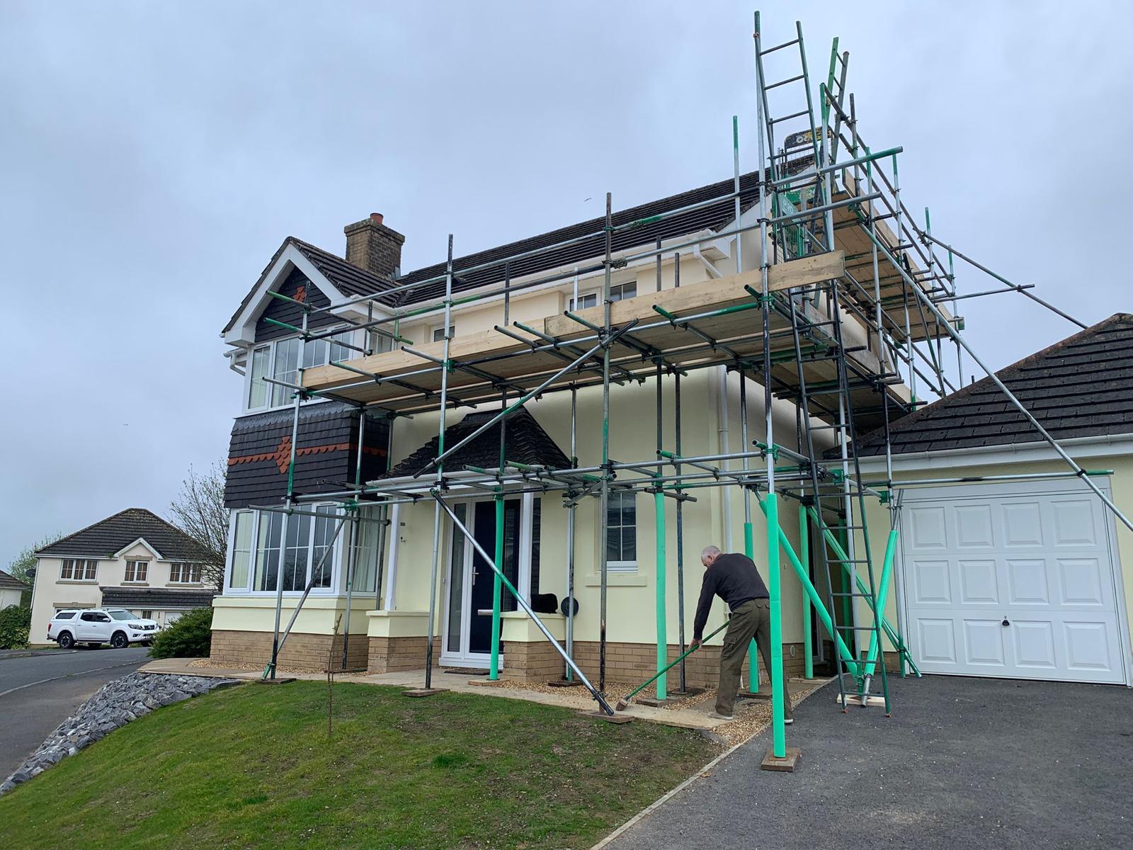 Scaffolding installation